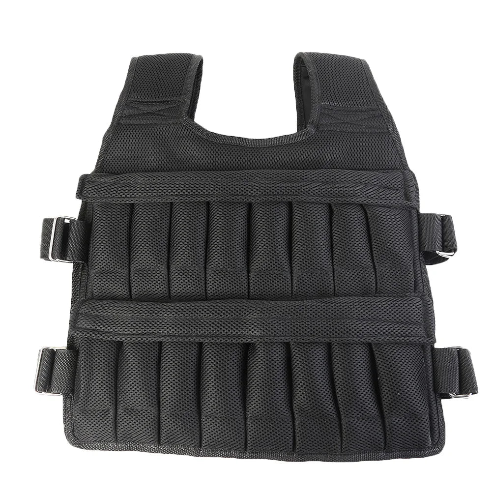 50KG Loading Weight Vest for Boxing Weight Training 15Kg 20Kg Durable Adjustable Weight Training Exercise Waistcoat