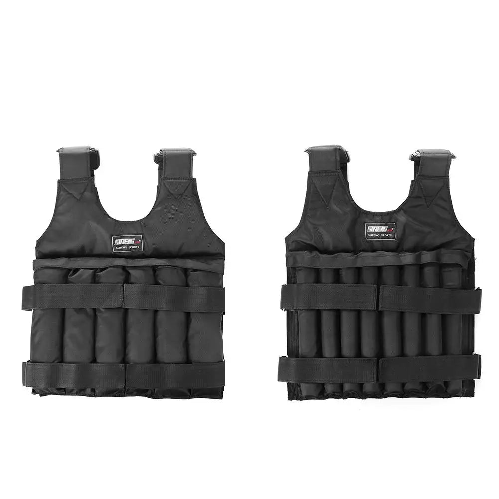 50KG Loading Weight Vest for Boxing Weight Training 15Kg 20Kg Durable Adjustable Weight Training Exercise Waistcoat