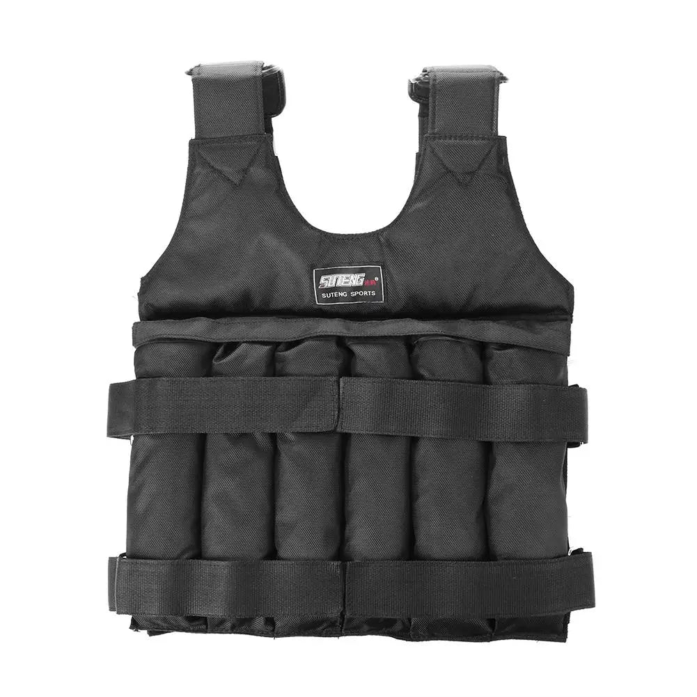 50KG Loading Weight Vest for Boxing Weight Training 15Kg 20Kg Durable Adjustable Weight Training Exercise Waistcoat